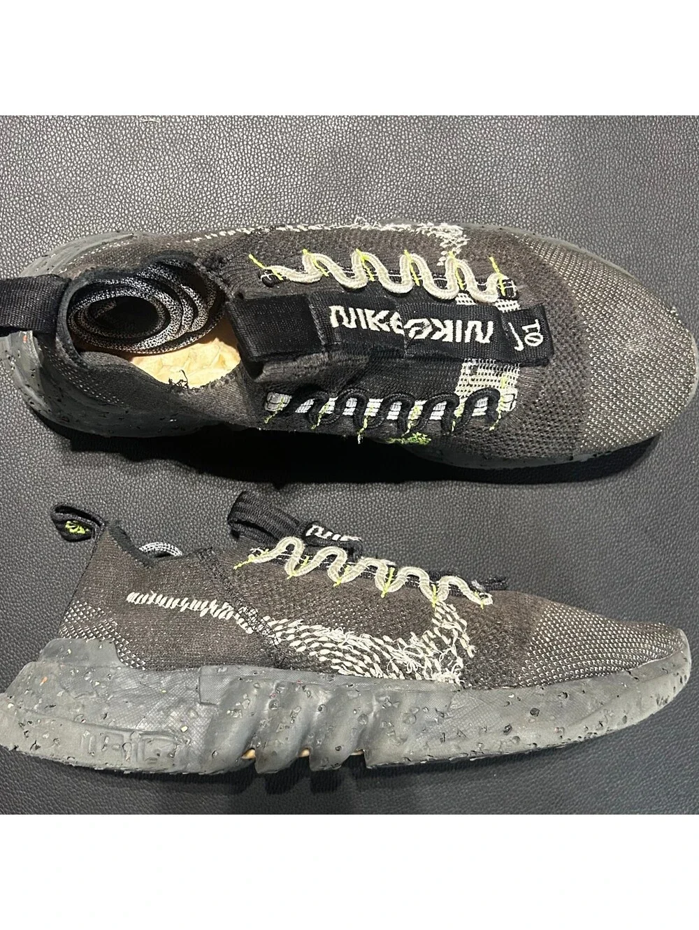 Nike Space Hippie 01 Anthracite Black Volt Men's 9.5 With Box